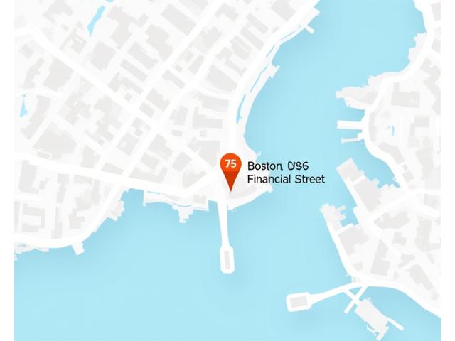 Map showing Little Pepe Consulting office at 75 State Street, Boston