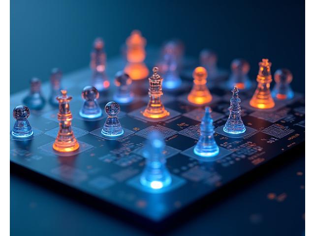 Visual representation of competitive landscape analysis
