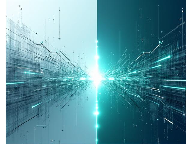 Diagram representing streamlined business processes leading to increased productivity and cost savings, with data visualizations.