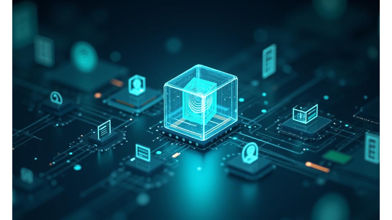 Conceptual image representing various types of data flowing into a secure, stylized digital vault, signifying careful collection and processing. Glowing lines connect different data icons to a central, protected hub.