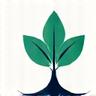 Icon depicting a growing plant, symbolizing leadership development.