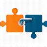 Icon depicting linked chain, symbolizing retention consulting.